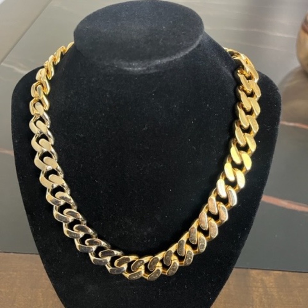 Saint Laurent Two-Tone Chain Necklace